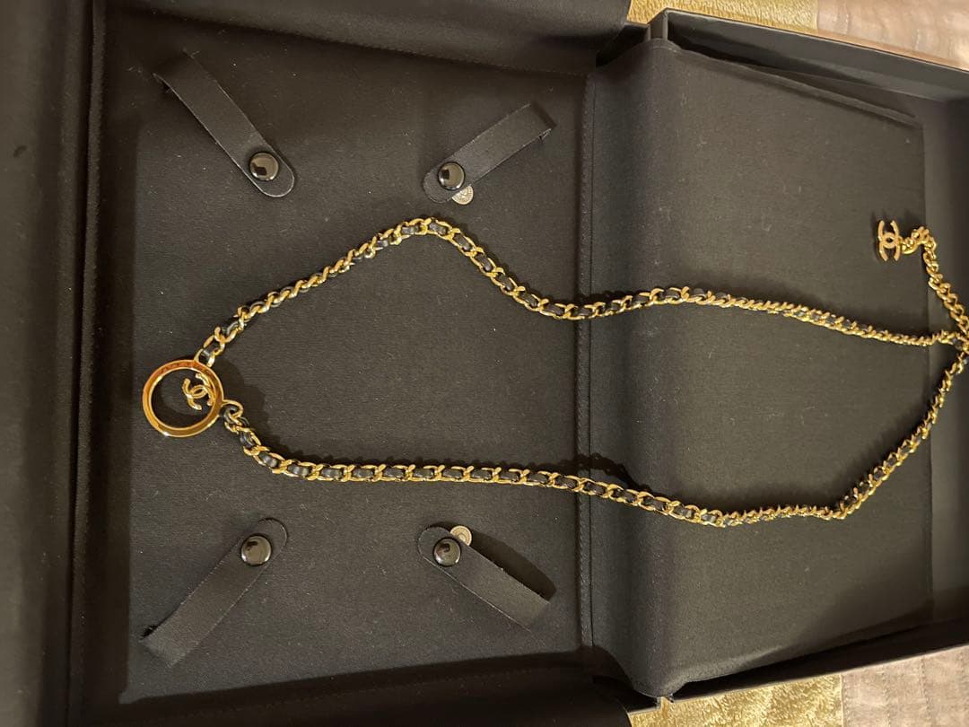 『新品』CHANELシャネルゴールド チェーンネックレス❣️ユニセックスカッコイイ