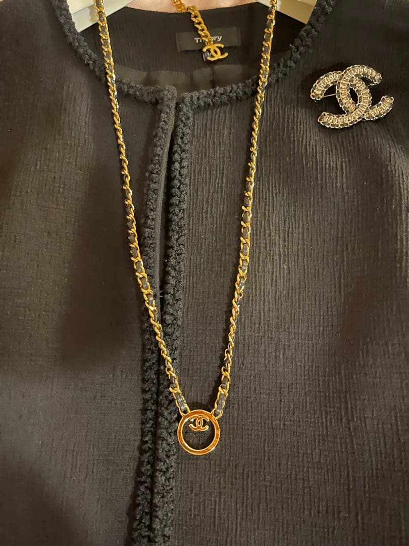 『新品』CHANELシャネルゴールド チェーンネックレス❣️ユニセックスカッコイイ