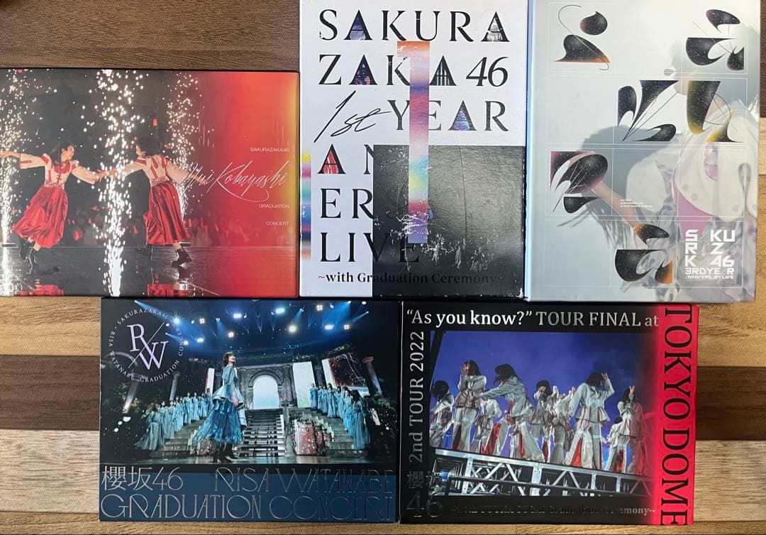 櫻坂46 DVD5枚セット
