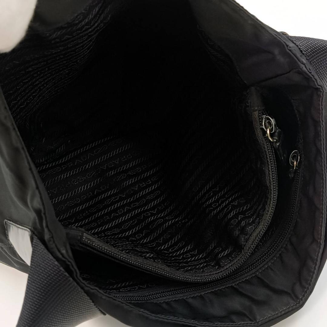 希少モデル✨ プラダ ワンショルダーバッグ 三角ロゴ　ナイロン　レザー 黒