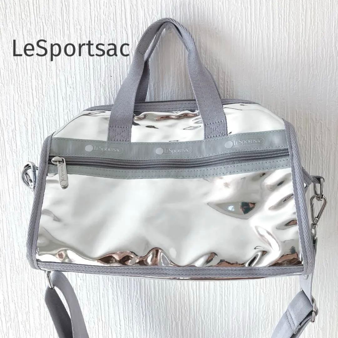 完売！美品レスポートサック2way ショルダー　ハンドバッグ　シルバー