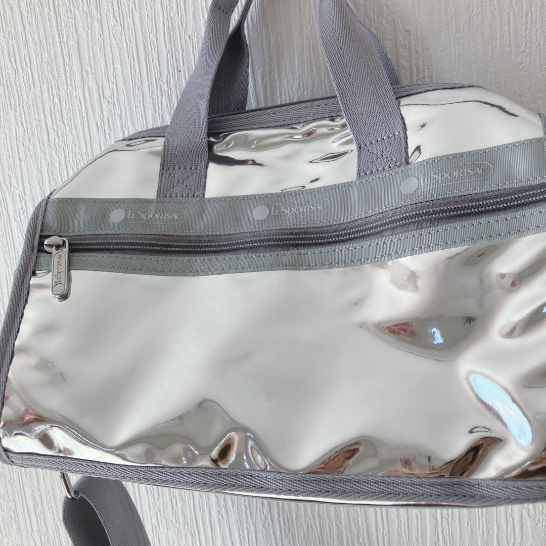 完売！美品レスポートサック2way ショルダー　ハンドバッグ　シルバー