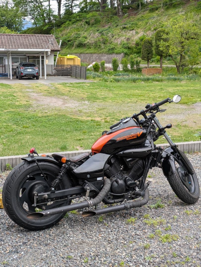 エリミネーター250v フラットフェンダー テールランプは付きません