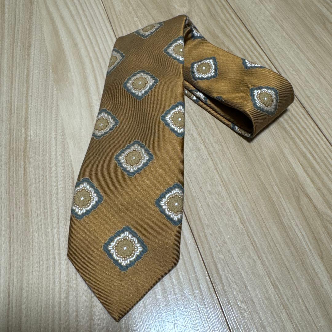 フランコバッシ ネクタイ ブラウン系 50周年