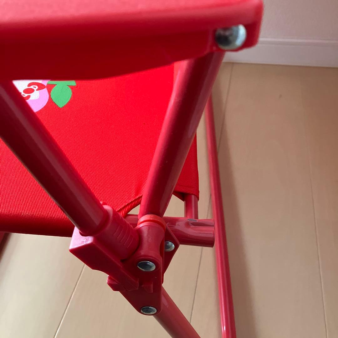 ハローキティ　折りたたみ椅子　アウトドアベンチ　レア　折り畳みベンチシート