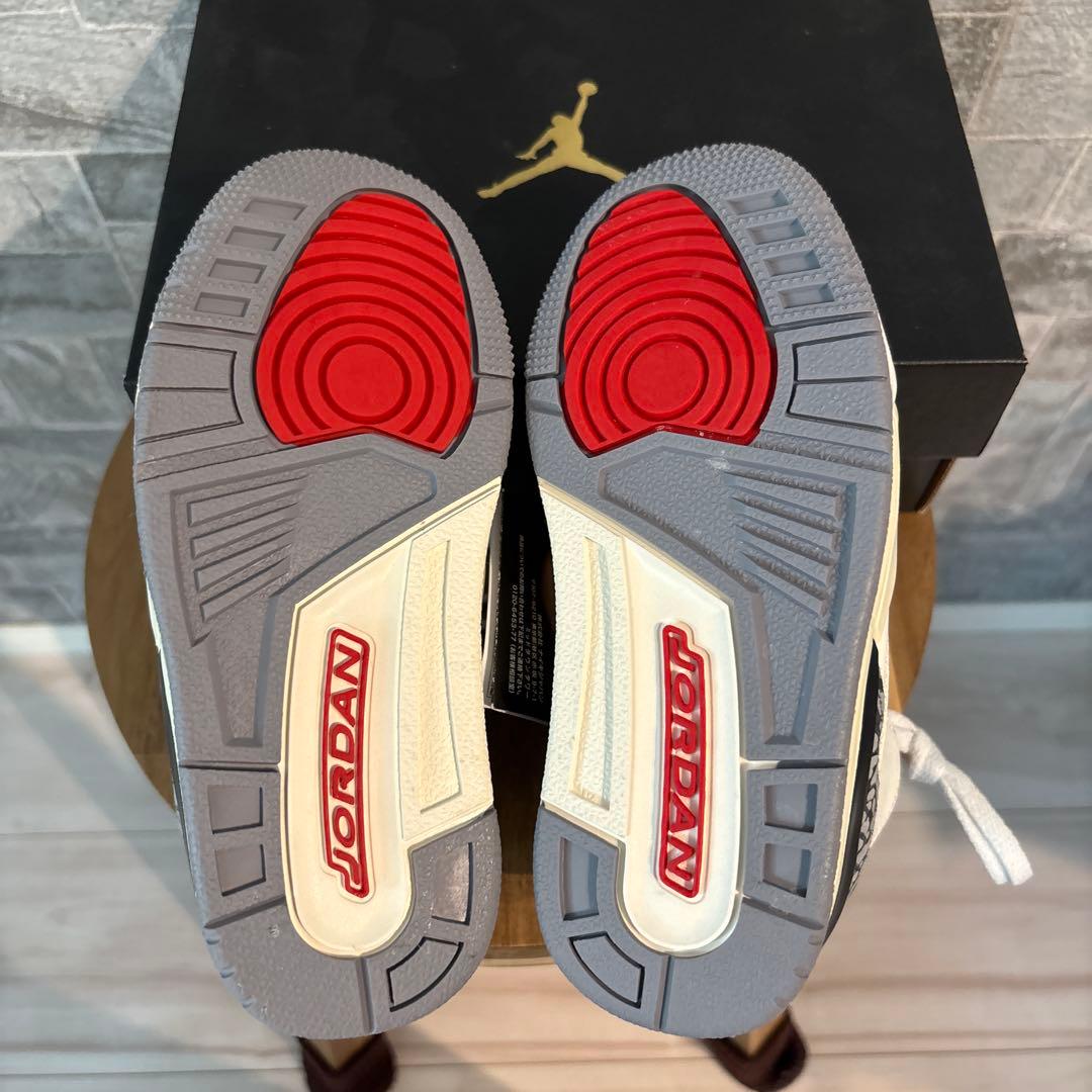Air Jordan 3 キッズスニーカー ホワイトセメント
