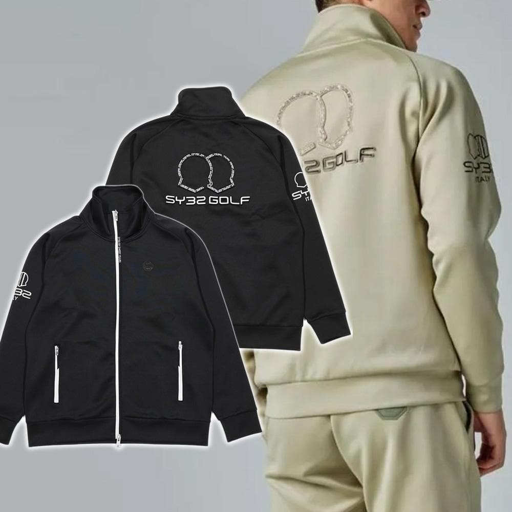 新品☆SY32 GOLF☆DOUBLE KNIT EMBOSS TRUCK JK