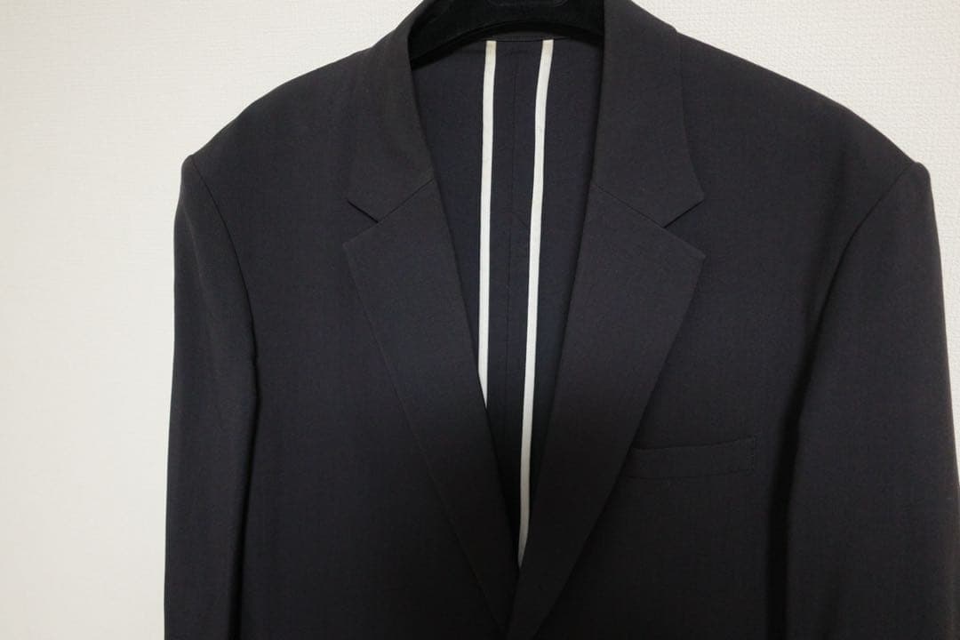 febOVERCOAT ジャケット黒24ssスーツM1