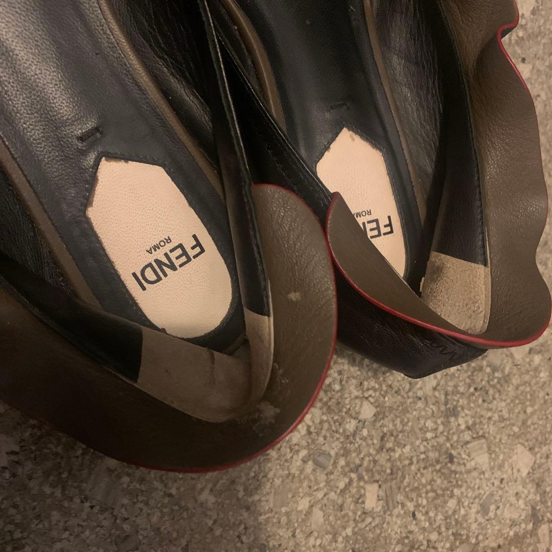 FENDI フラットシューズ　靴　パンプス　ローファー 23cm