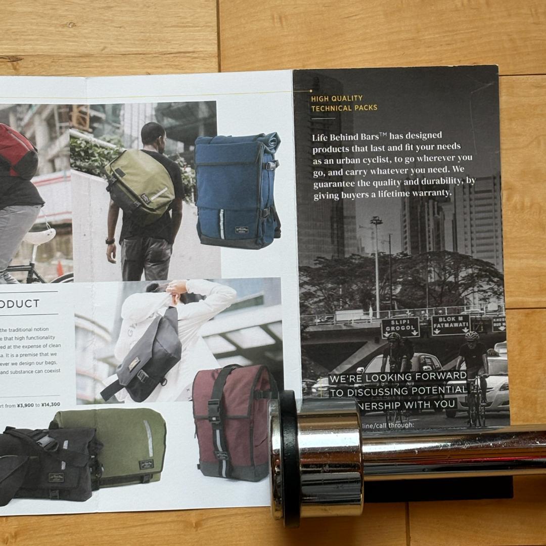 ☆Life Behind Bars☆ メッセンジャーバッグ ブラック【未使用】