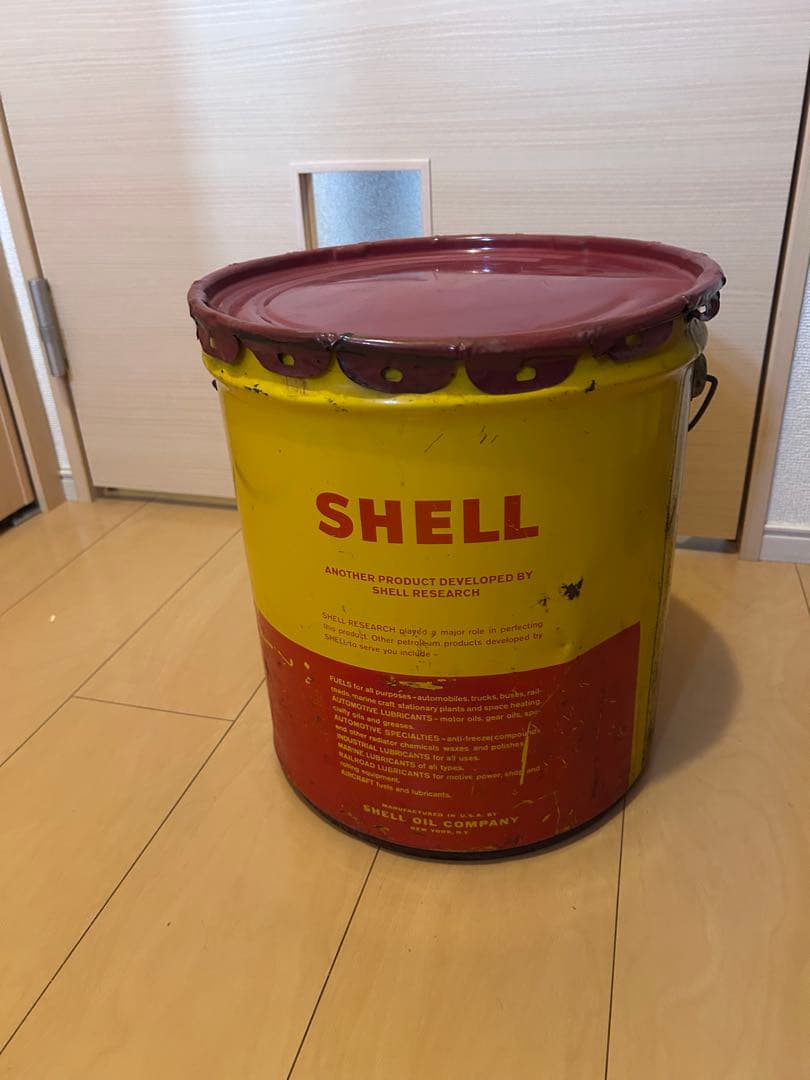 SHELL オイル缶