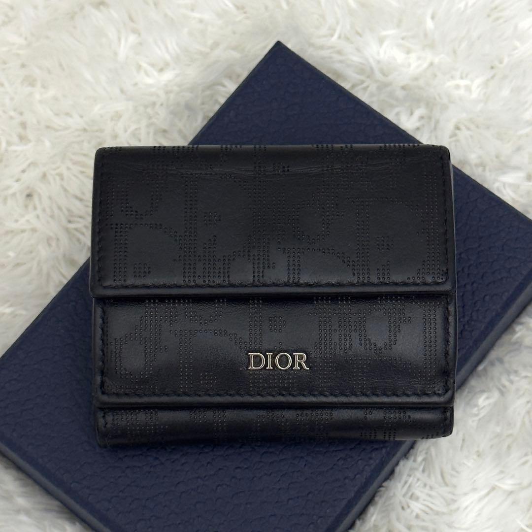 付属品付き✨DIOR ディオール オブリーク ギャラクシー 財布 ブラック