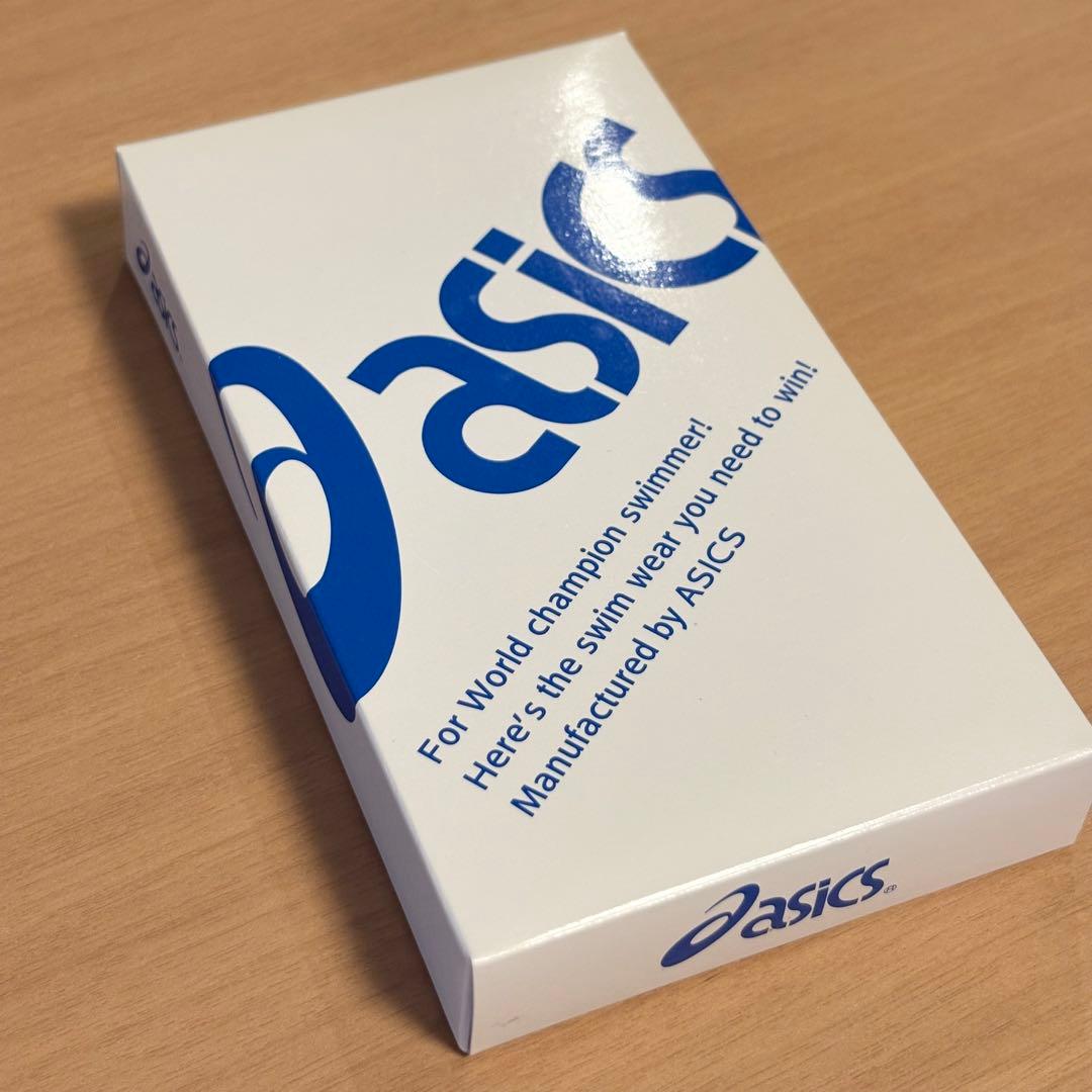 【新品】asics AMA46P P2 競パン 黒/黄ステッチ 競泳水着