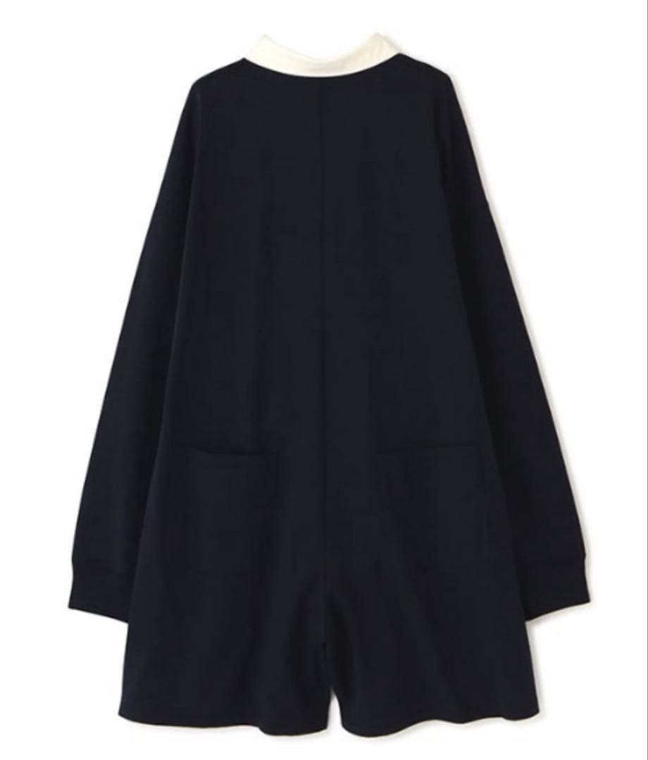 ETRE TOKYO 24AW ラガーシャツショートオールインワン ネイビー M