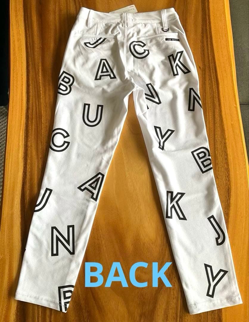 新品★ Jackbunny⛳️ソロテックスドライカノコ ストレッチパンツ(2)白
