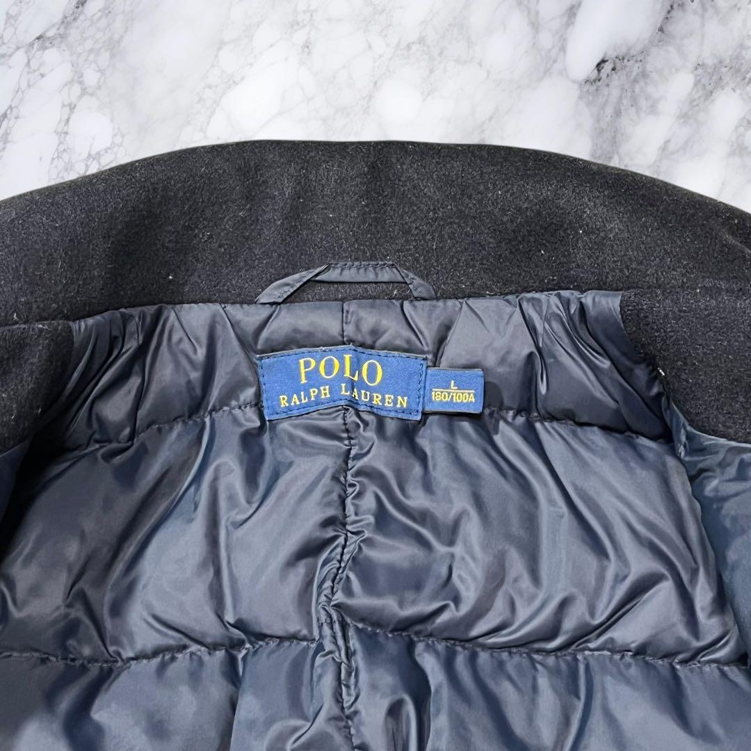 POLO RALPH LAUREN ポロラルフローレン ピーコート ダウン 紺色