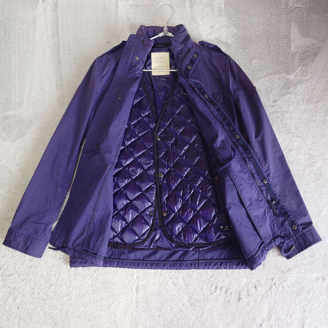 タトラス TATRAS 2way ブルゾン インナーダウン パープル Mサイズ