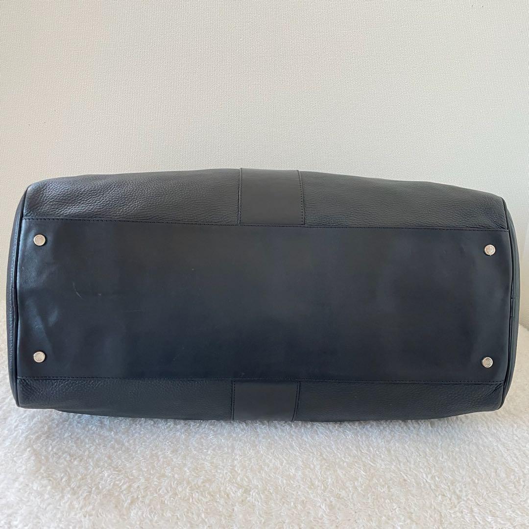 ゲラルディーニ ボストンバッグ 2way 黒 大容量 旅行 出張 オールレザー