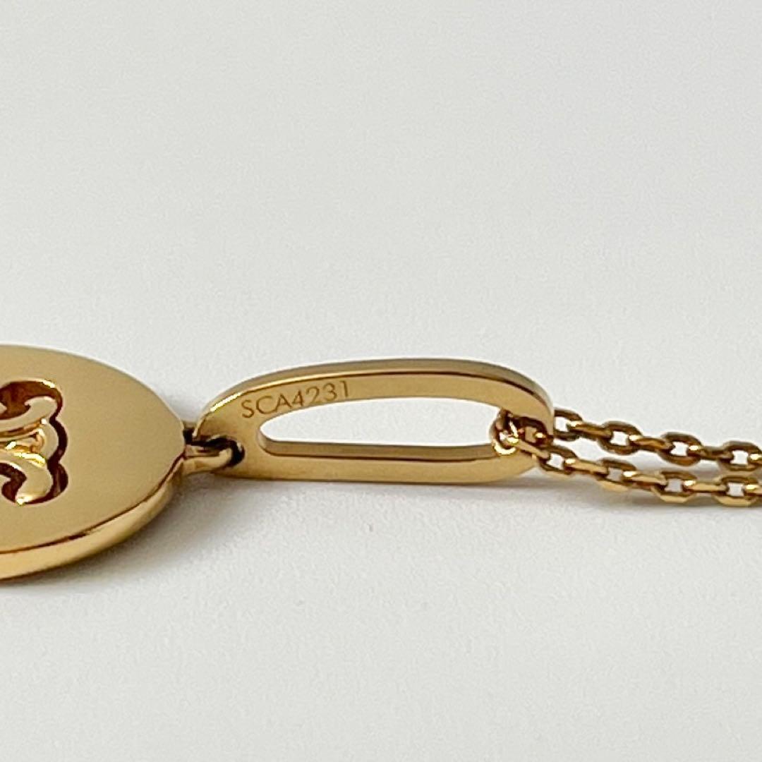 CELINE　セリーヌ　トリオンフ　スイベル　ネックレス　ゴールド　箱付き