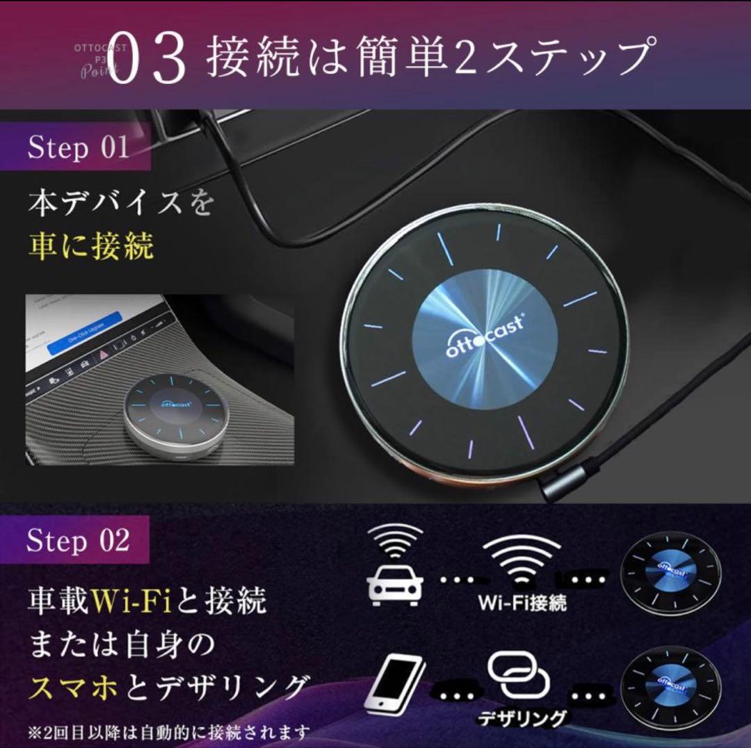 OTTCAST P3 本体➕リモコン【未使用】