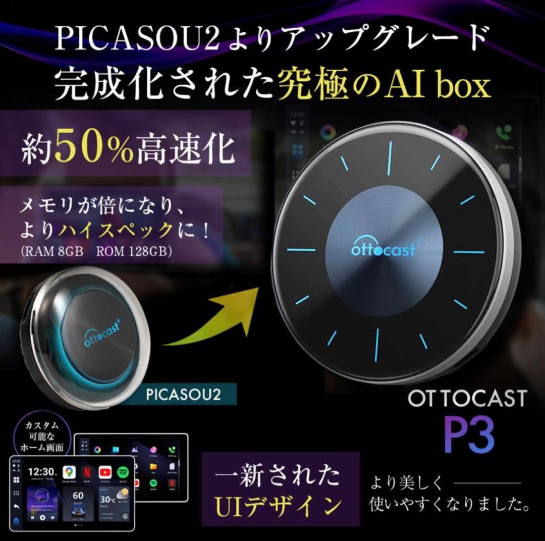 OTTCAST P3 本体➕リモコン【未使用】