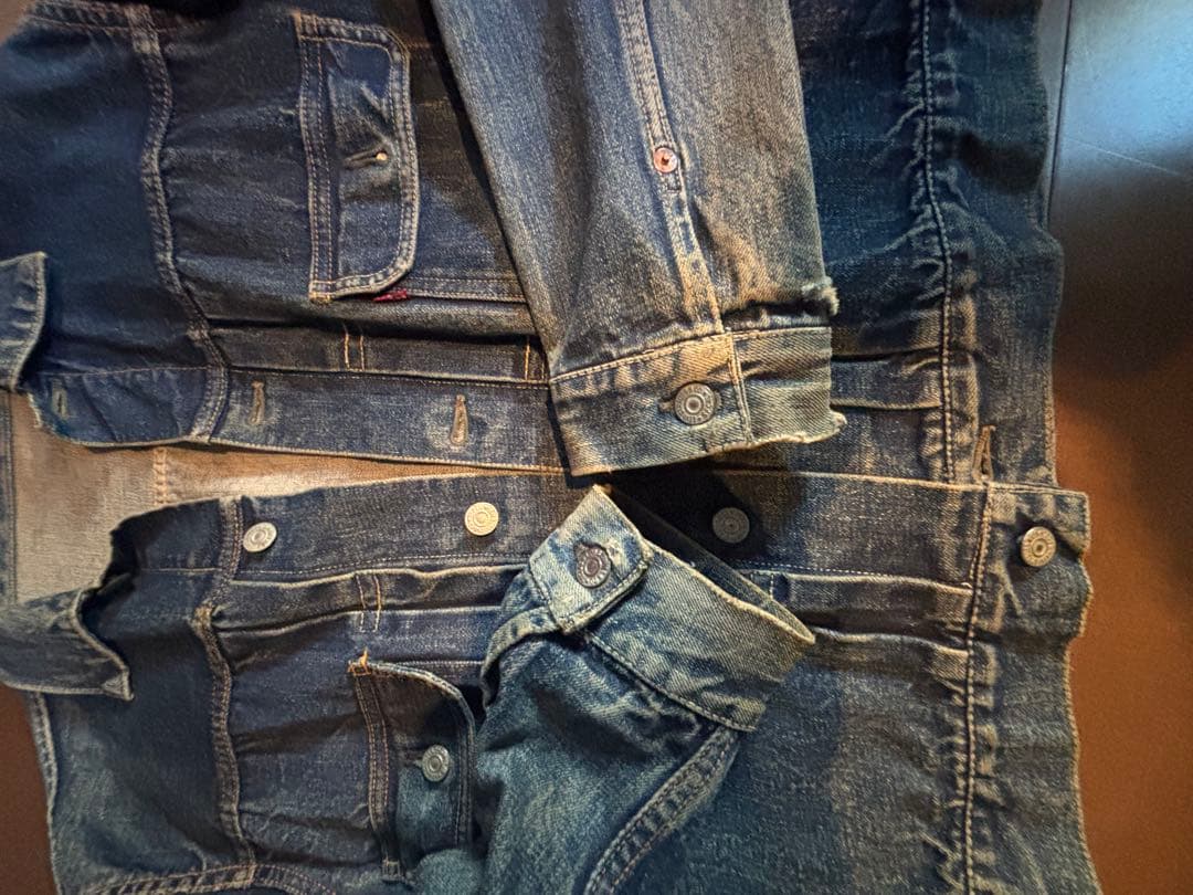 Levi's 50s507XX 2nd 両面タブ ボタン裏刻ドット