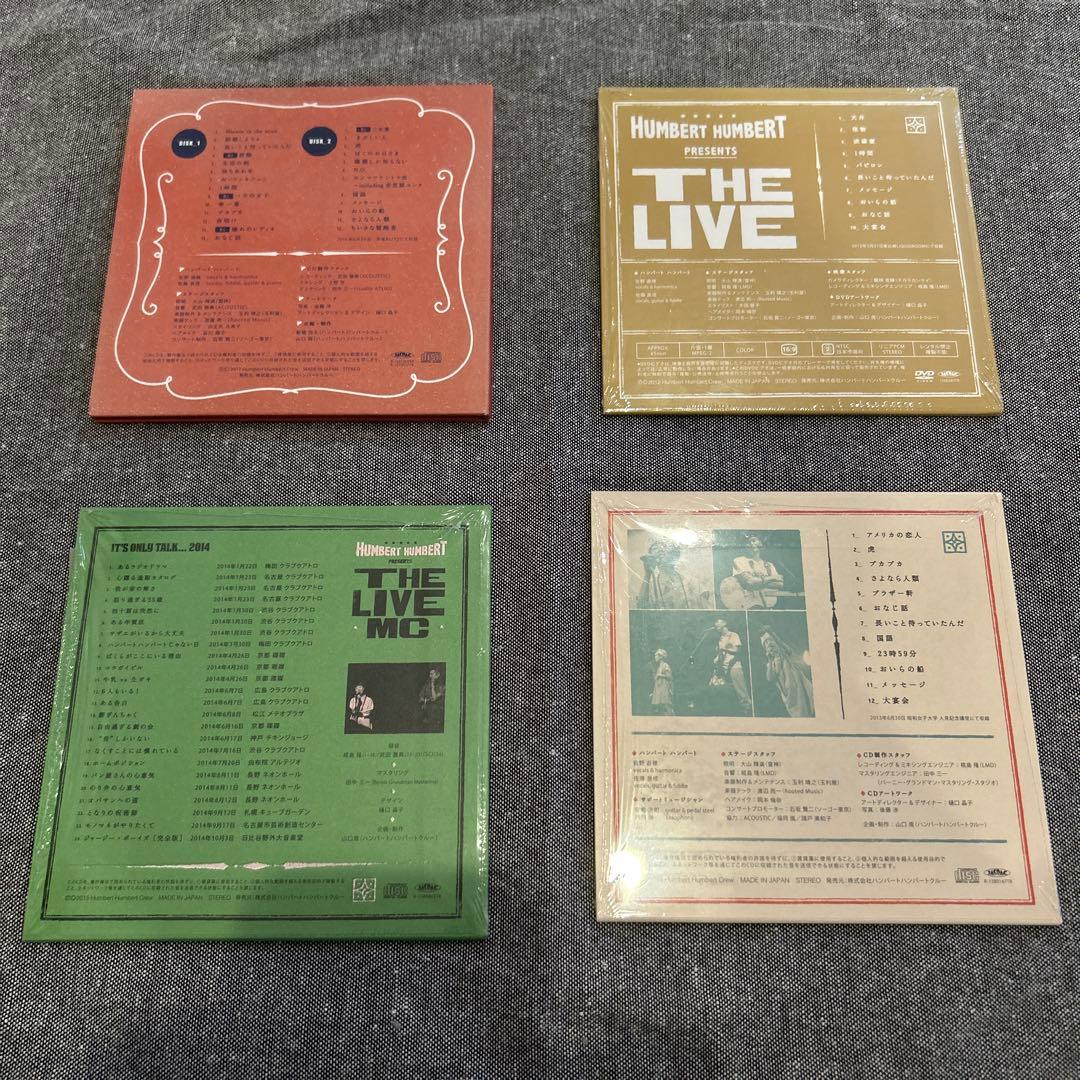 ハンバートハンバート　会場限定CD セット　live