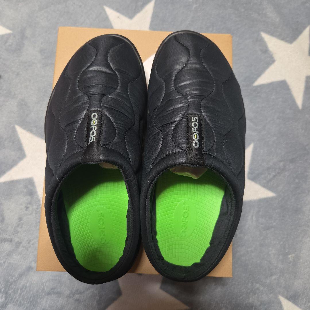 OOFOS サボ・クロッグサンダル ブラック 9