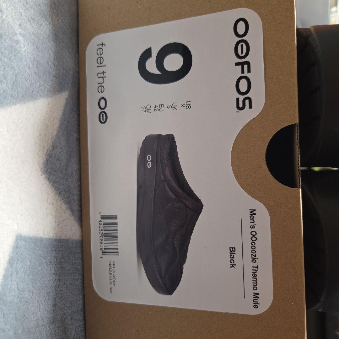 OOFOS サボ・クロッグサンダル ブラック 9