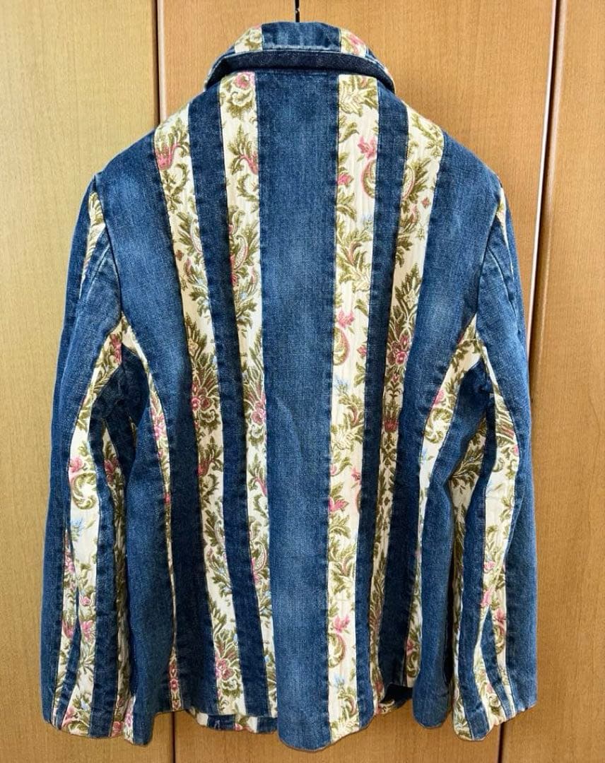 オールド　トリコ　デニム　パッチワーク　フローラル　コムデギャルソン