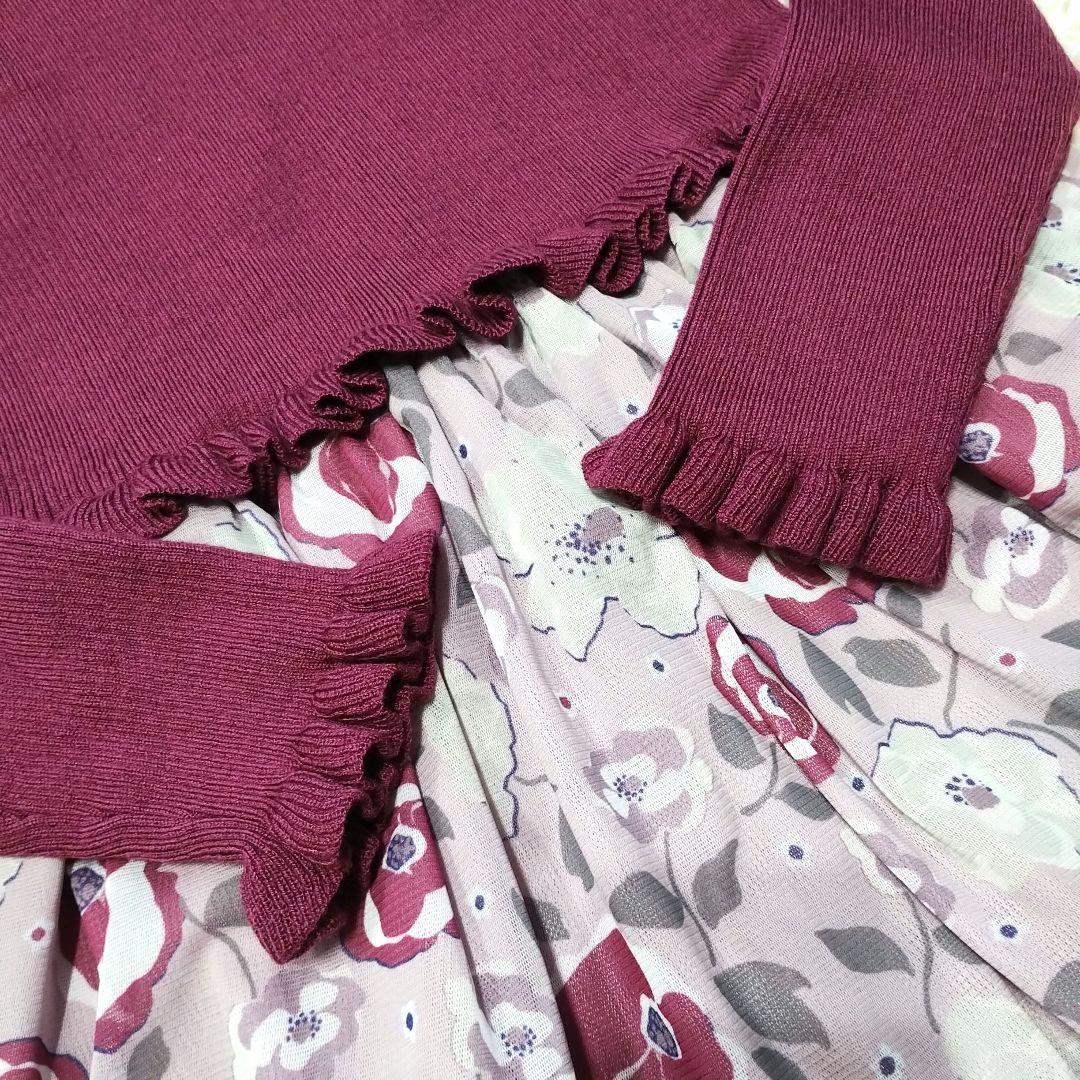 新品　ケイトスペード　kate spade　ドッキングワンピース　長袖　150