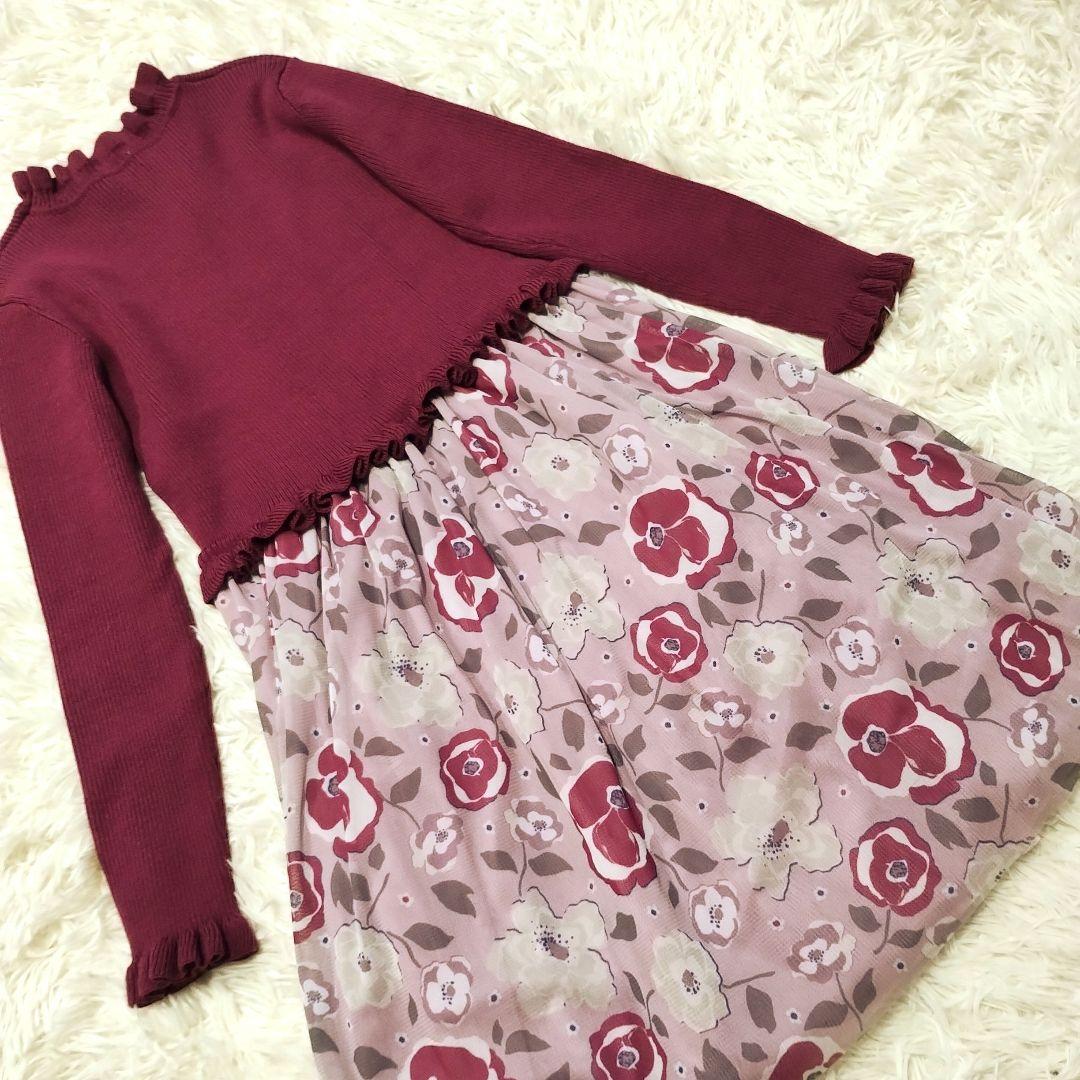 新品　ケイトスペード　kate spade　ドッキングワンピース　長袖　150