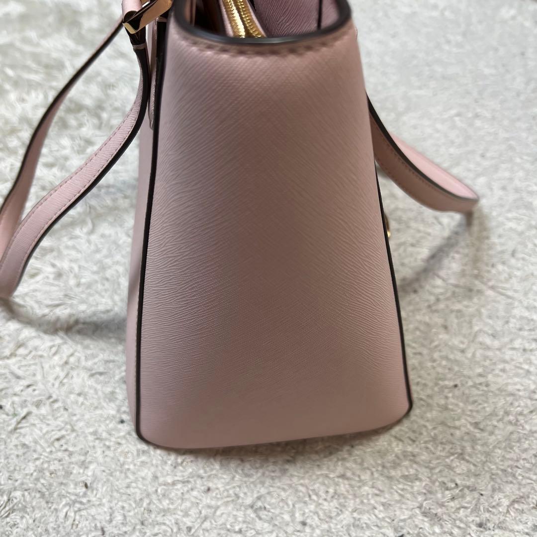 トリーバーチ ロビンソン レザー トートバッグ ベビーピンク