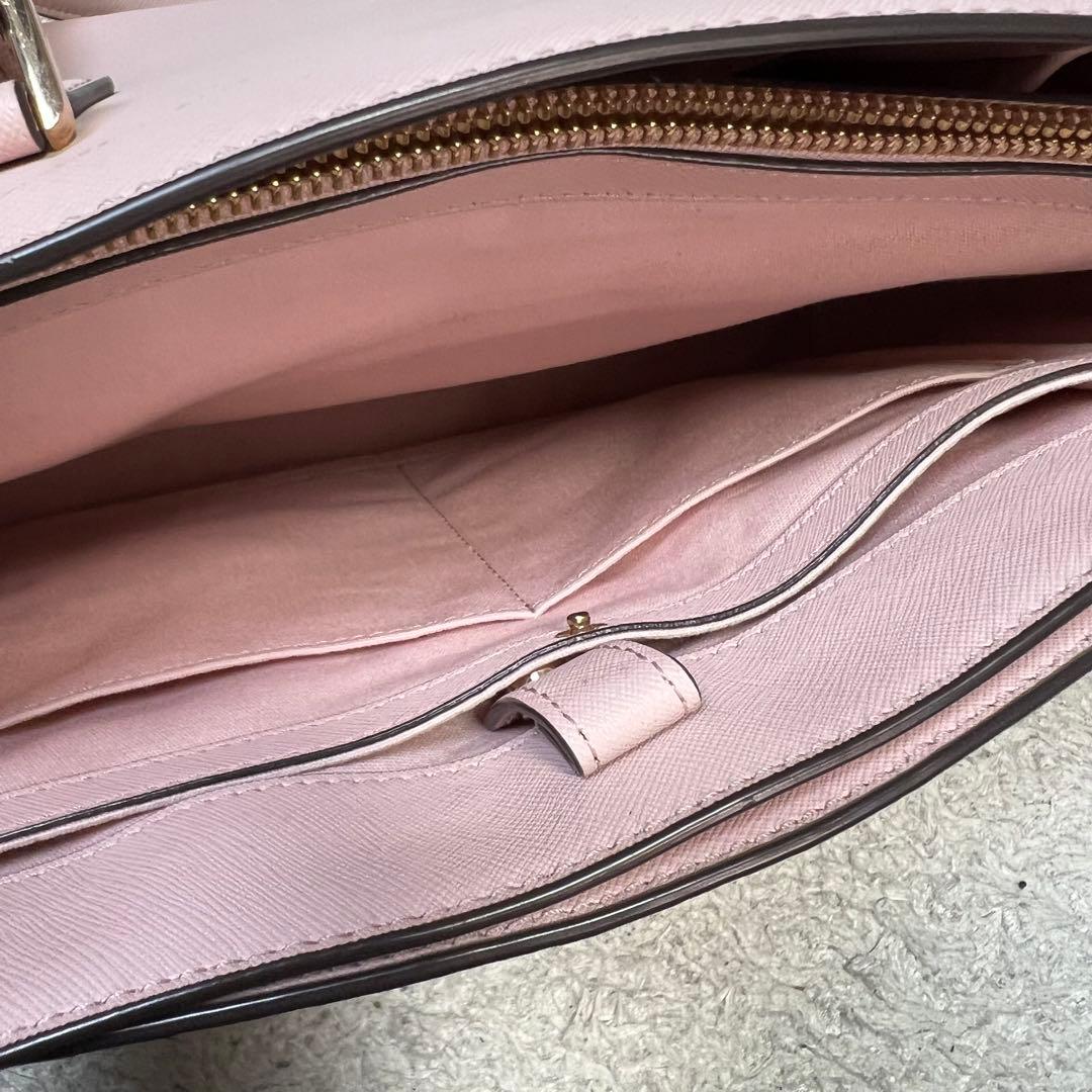 トリーバーチ ロビンソン レザー トートバッグ ベビーピンク