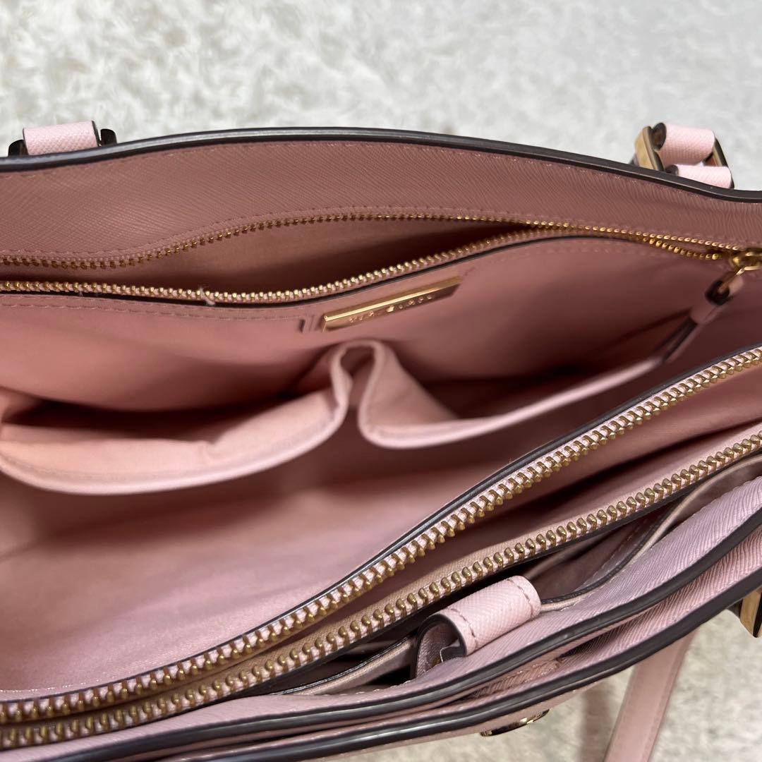 トリーバーチ ロビンソン レザー トートバッグ ベビーピンク