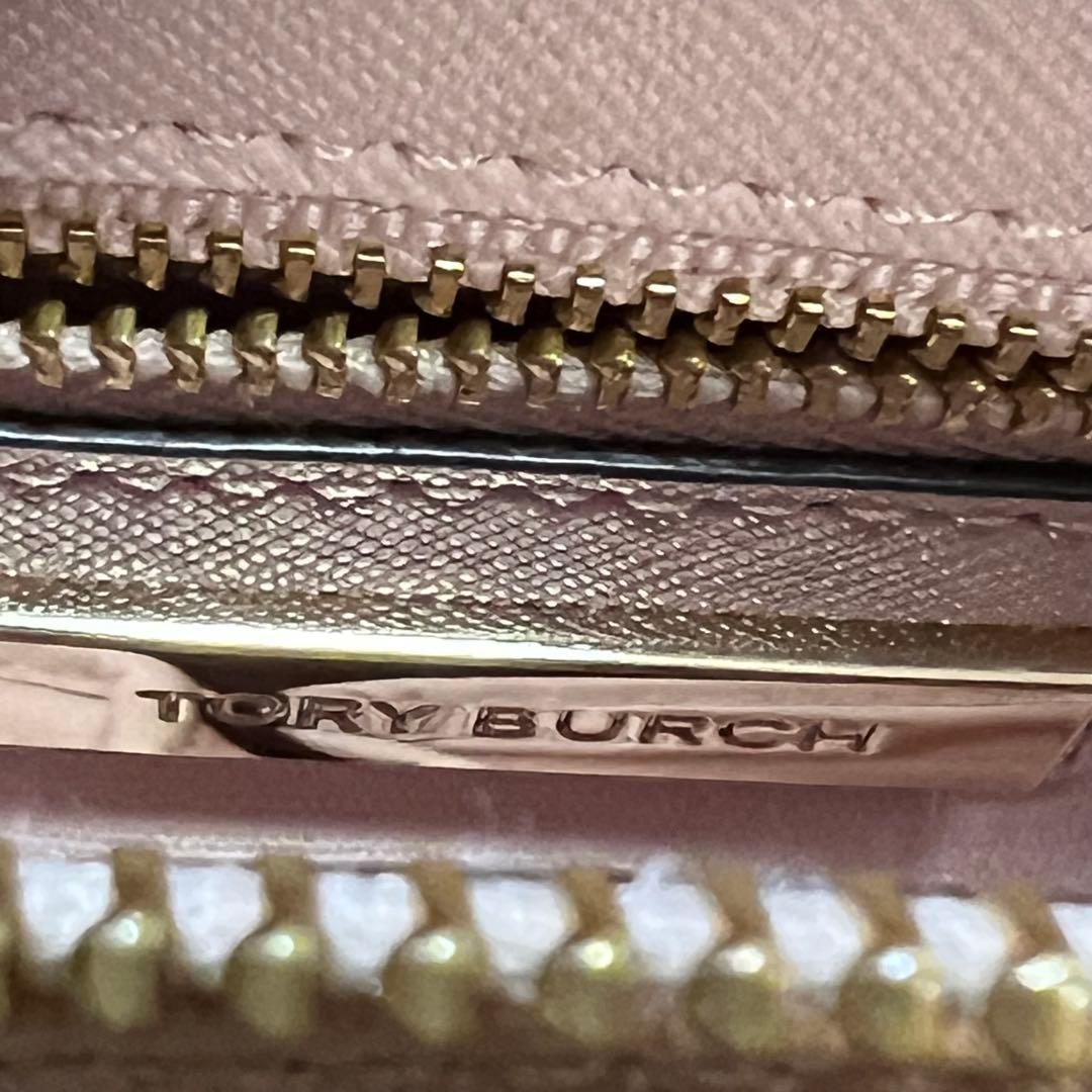 トリーバーチ ロビンソン レザー トートバッグ ベビーピンク