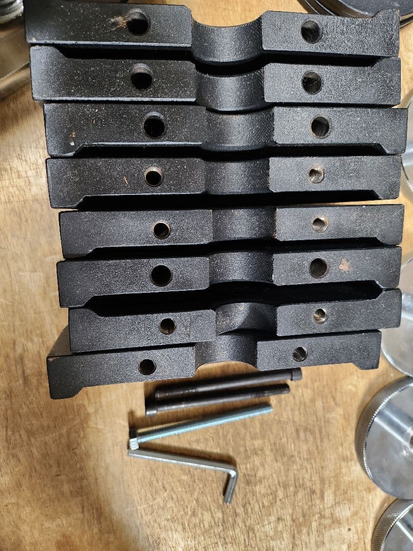 クイックロックダンベル　ヘビーハンドルプレートキット（7.5ポンド×4枚）