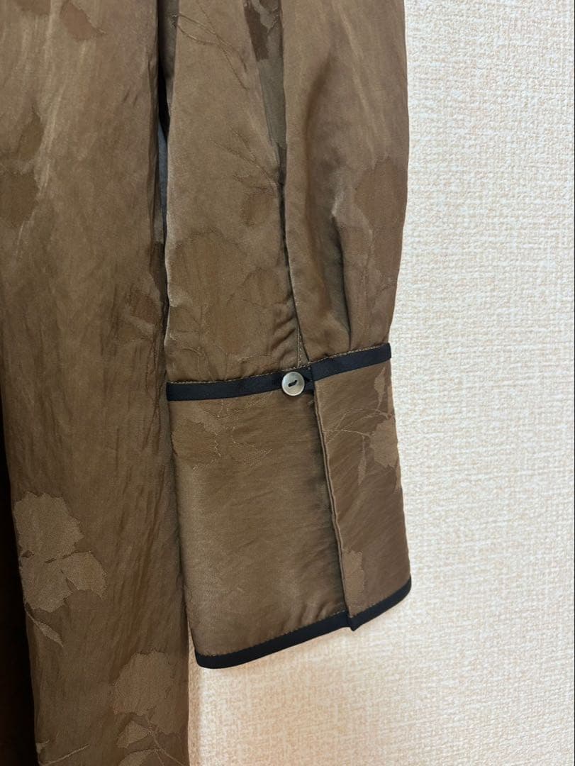 CLANE(クラネ) VINTAGE FLOWER SATIN ONEPIECE