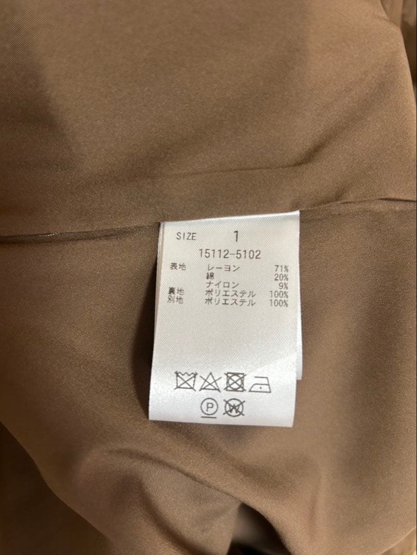 CLANE(クラネ) VINTAGE FLOWER SATIN ONEPIECE