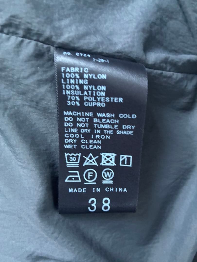 スローブイエナ2024AW topthermo コート　38