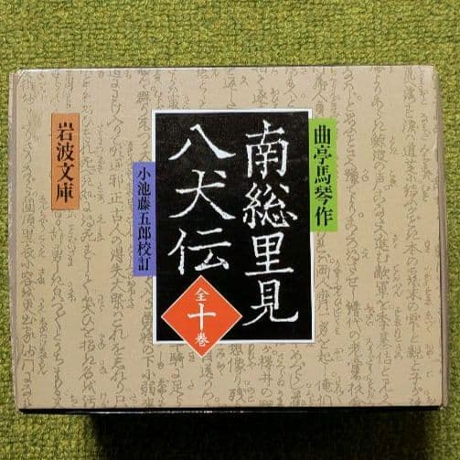 南総里見八犬伝 曲亭馬琴 岩波文庫 全10巻セット 箱入