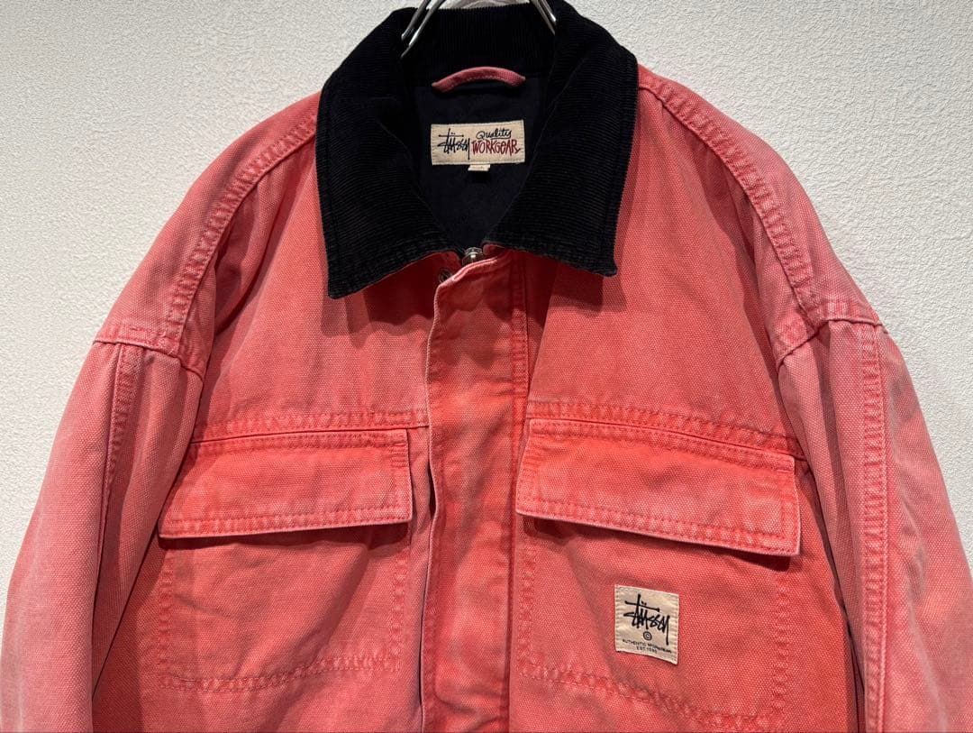 stussy JACKET WASHED CANVAS ワークジャケット