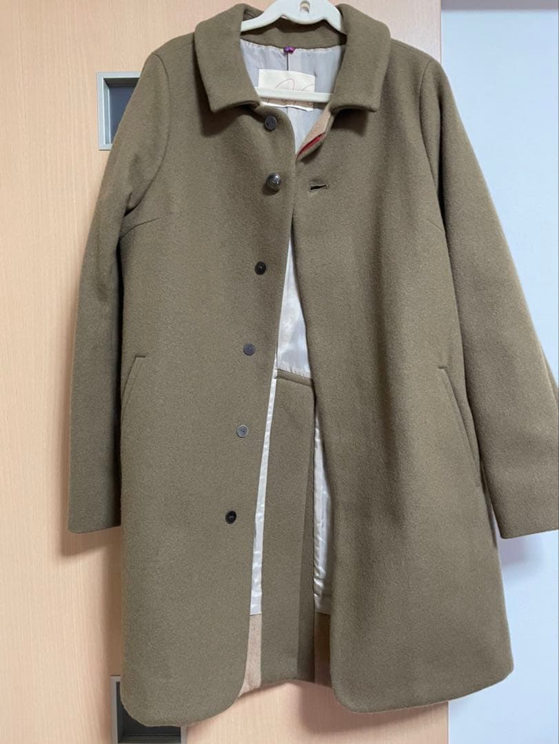 パラスパレス ウールコート ベージュ