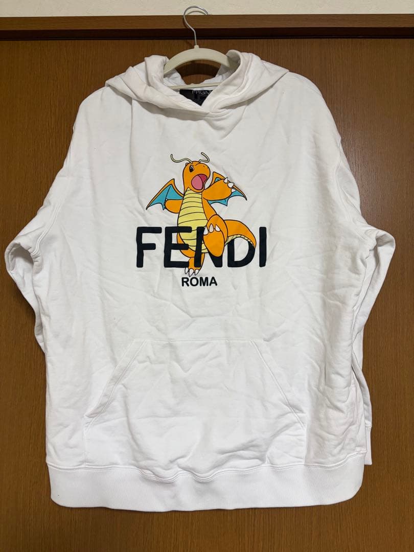 FENDI フラグメント　ポケモン カイリュー　パーカー fendi