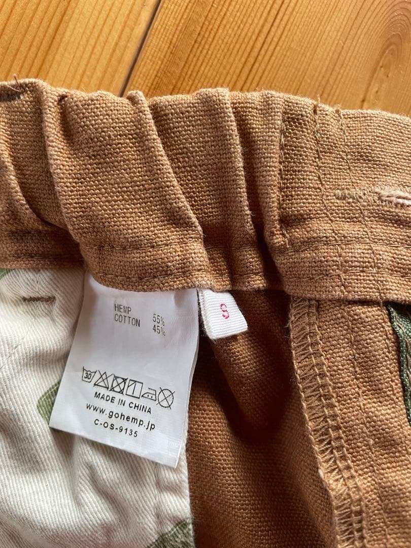 ゴーヘンプ　HIGH EXPLORER PANTS メンズS