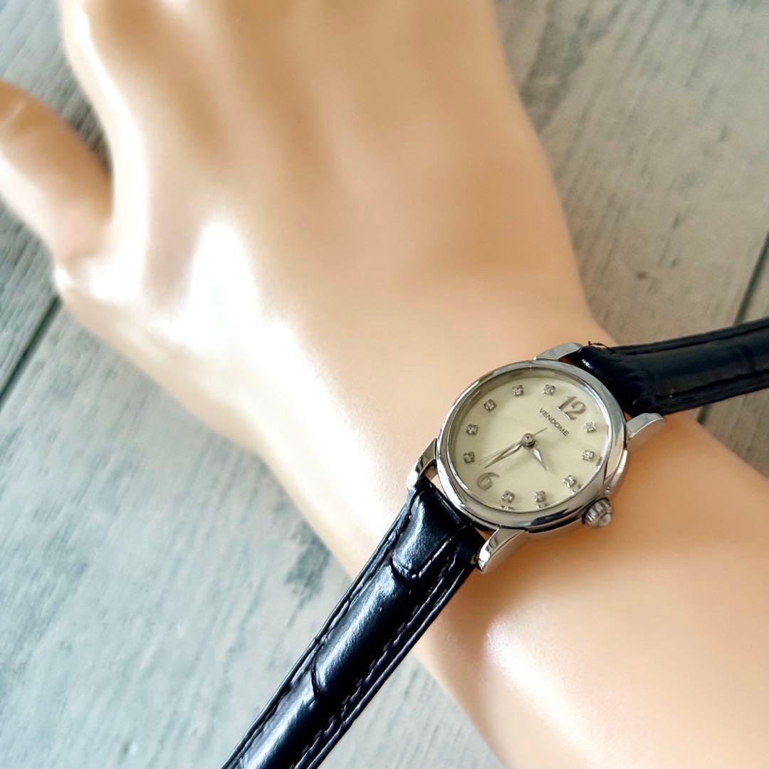 【希少】VENDOME AOYAMA ヴァンドーム青山 腕時計 ラウンド 12P