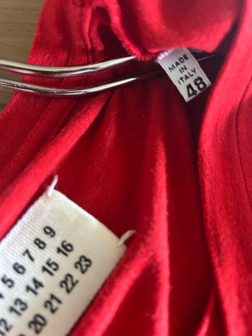 マルタンマルジェラ10 変形ネックロングTシャツ