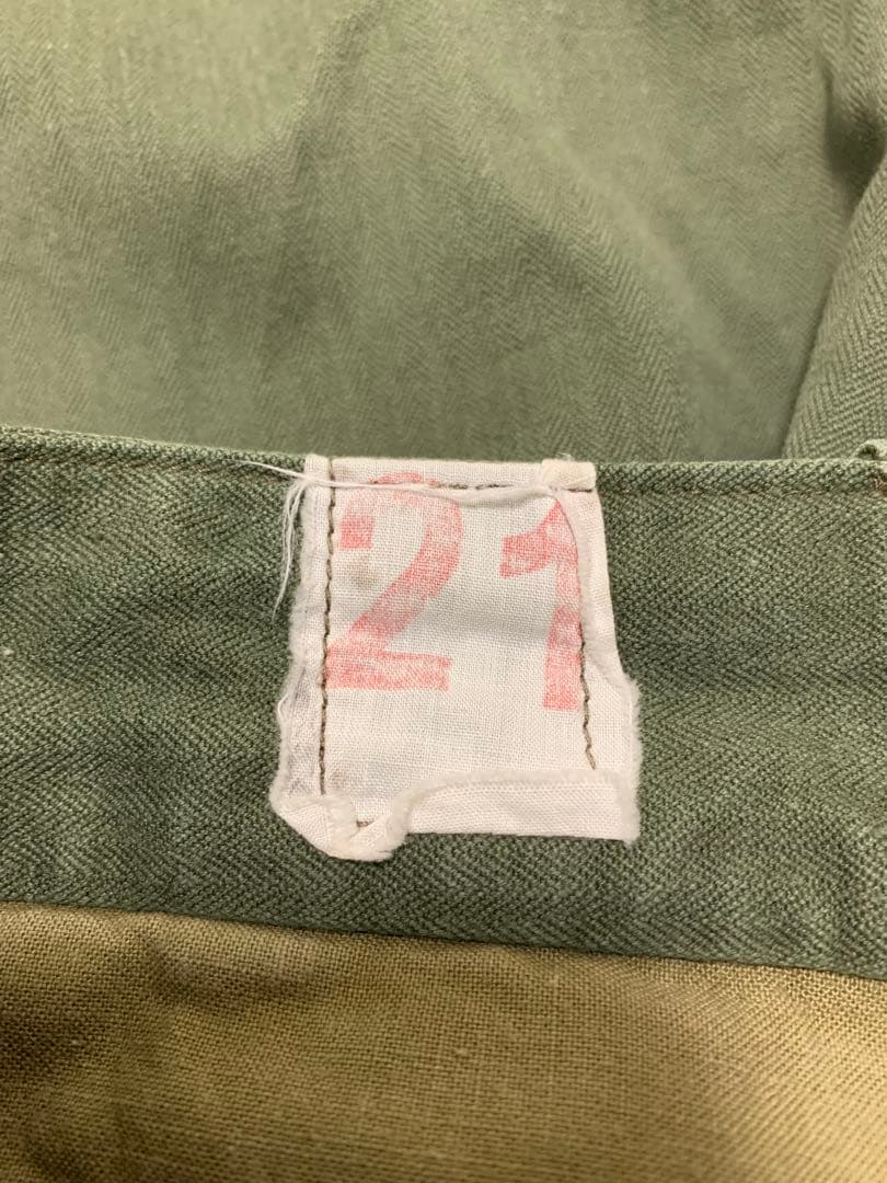最終値下げ　1960s M47 カーゴパンツ　後期モデル　size21