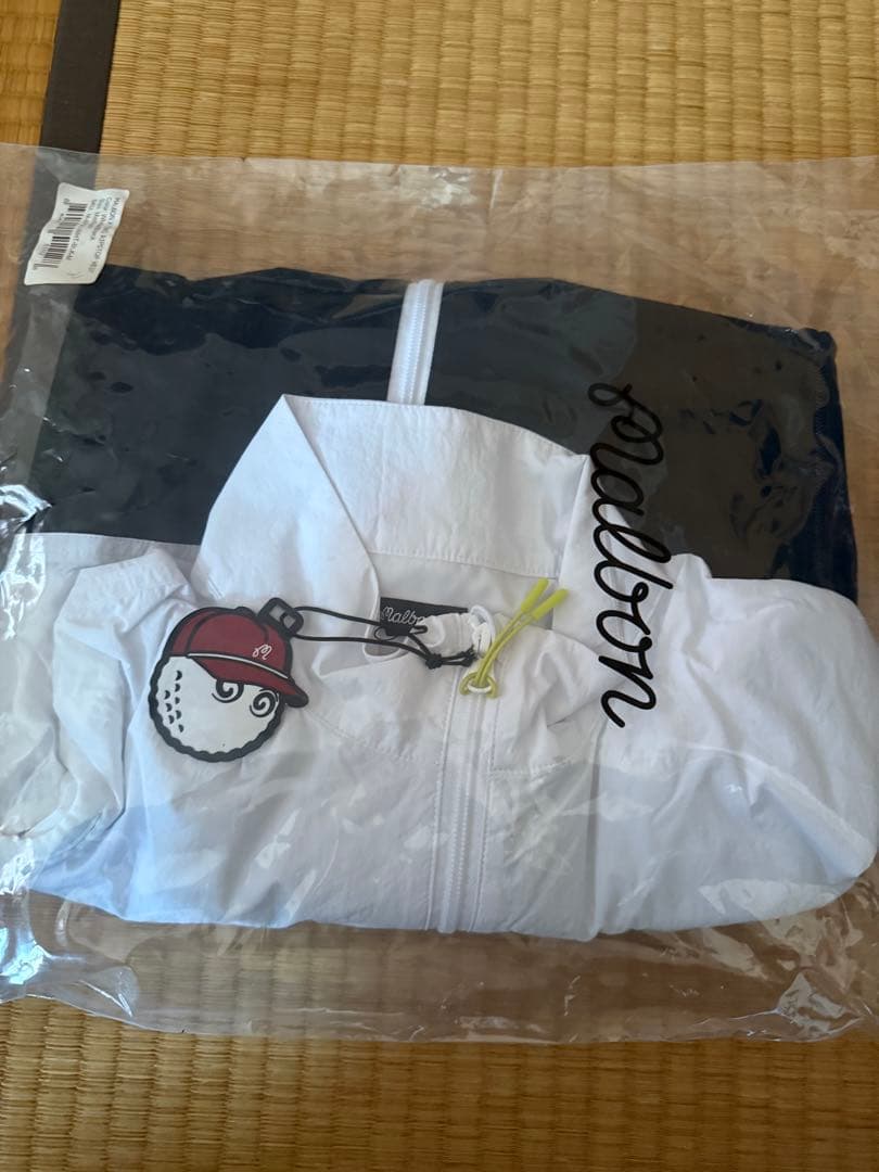 Malbon ゴルフ ベスト ホワイト/ブラック