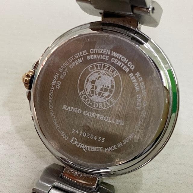 シチズン XC 腕時計　H246-T023908　電波時計　稼動　レディース